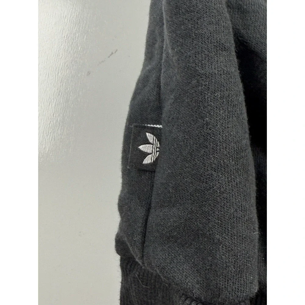 Adidas Essentials‎ 3-Stripes Crewneck Sweatshirt in Black Size Medium